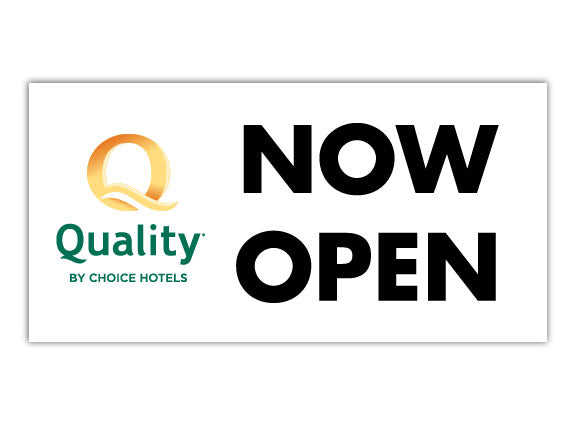 Custom Banner - Quality Inn - Sable Hotel Supply