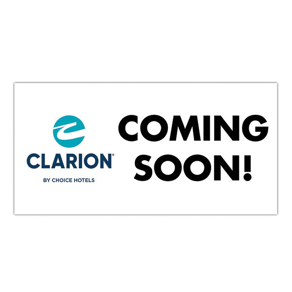 Custom Banner - Clarion - Sable Hotel Supply