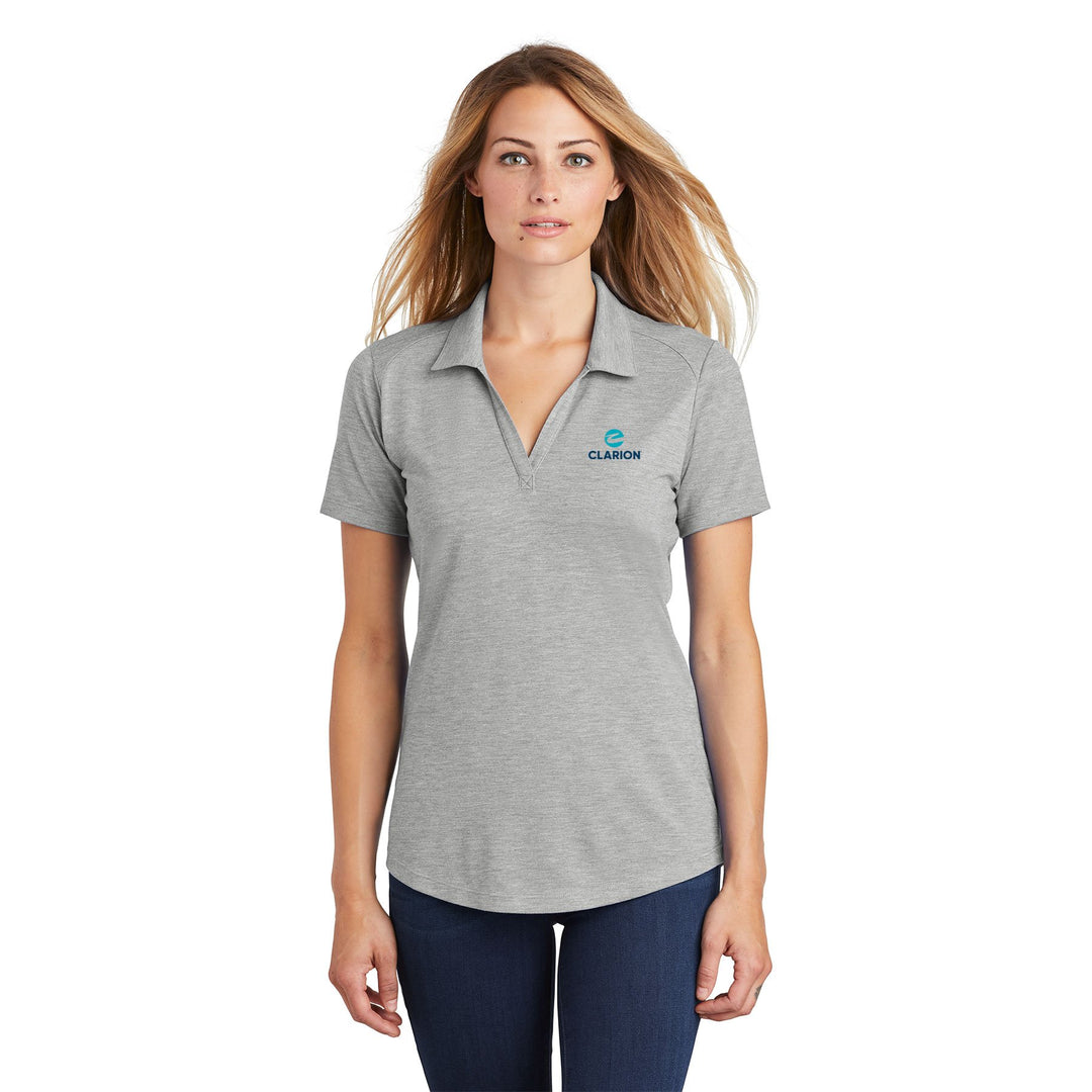 Women's Tri-Blend Polo - Clarion - Sable Hotel Supply