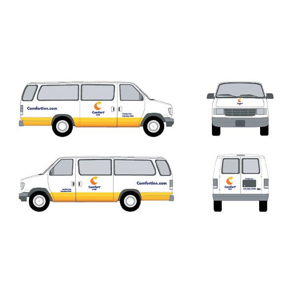 Vehicle Wrap - Comfort Inn - Sable Hotel Supply