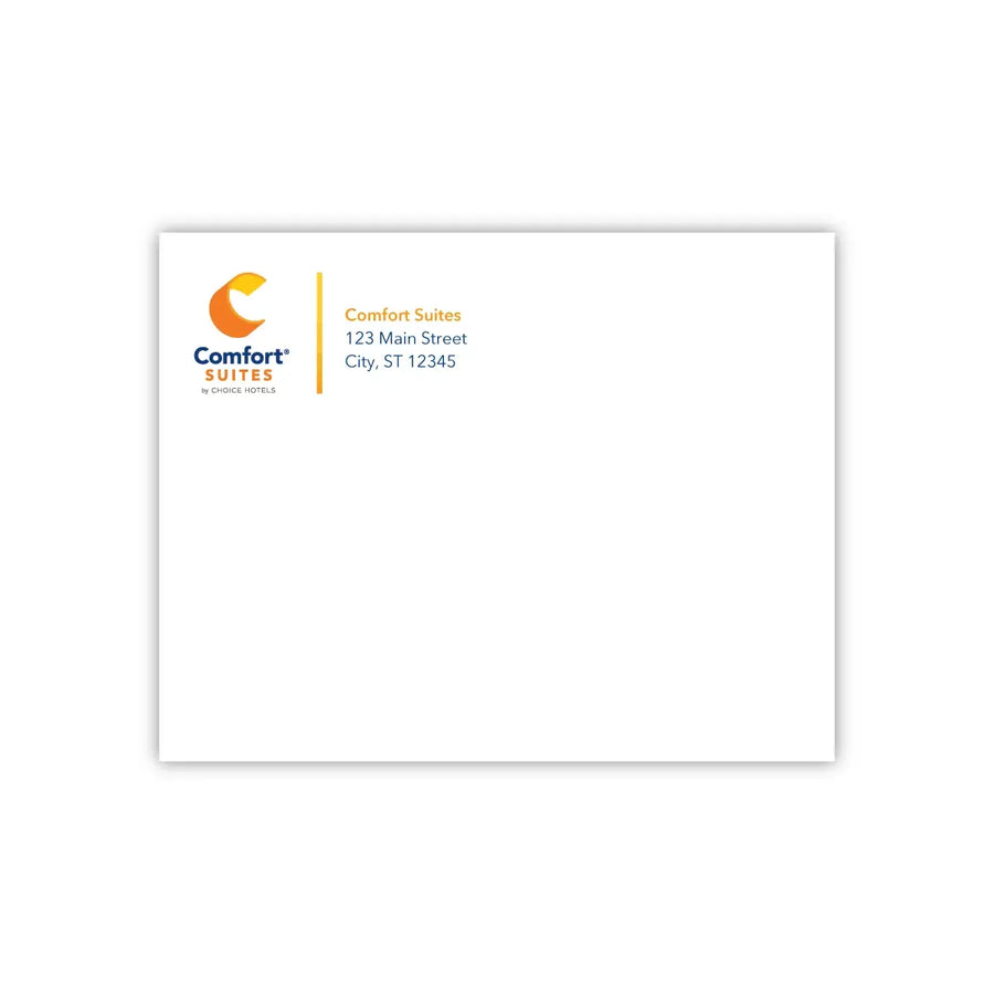 A2 Notecard Envelope - Comfort Suites - Sable Hotel Supply