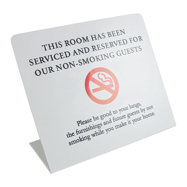 No Smoking Sign - Large - Sable Hotel Supply