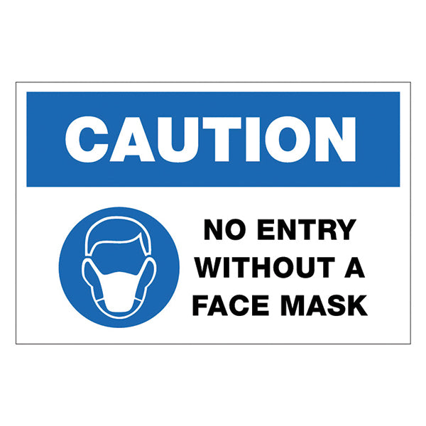 Must Wear Face Mask - Sign - Sable Hotel Supply