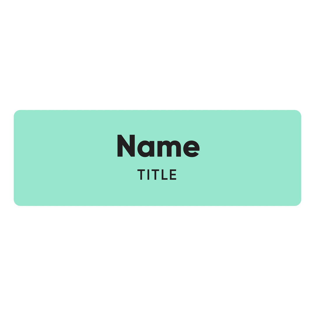 3" x 1" Name Badge - MainStay Suites - Sable Hotel Supply