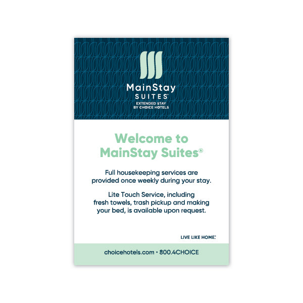 MainStay Housekeeping Magnet - Sable Hotel Supply