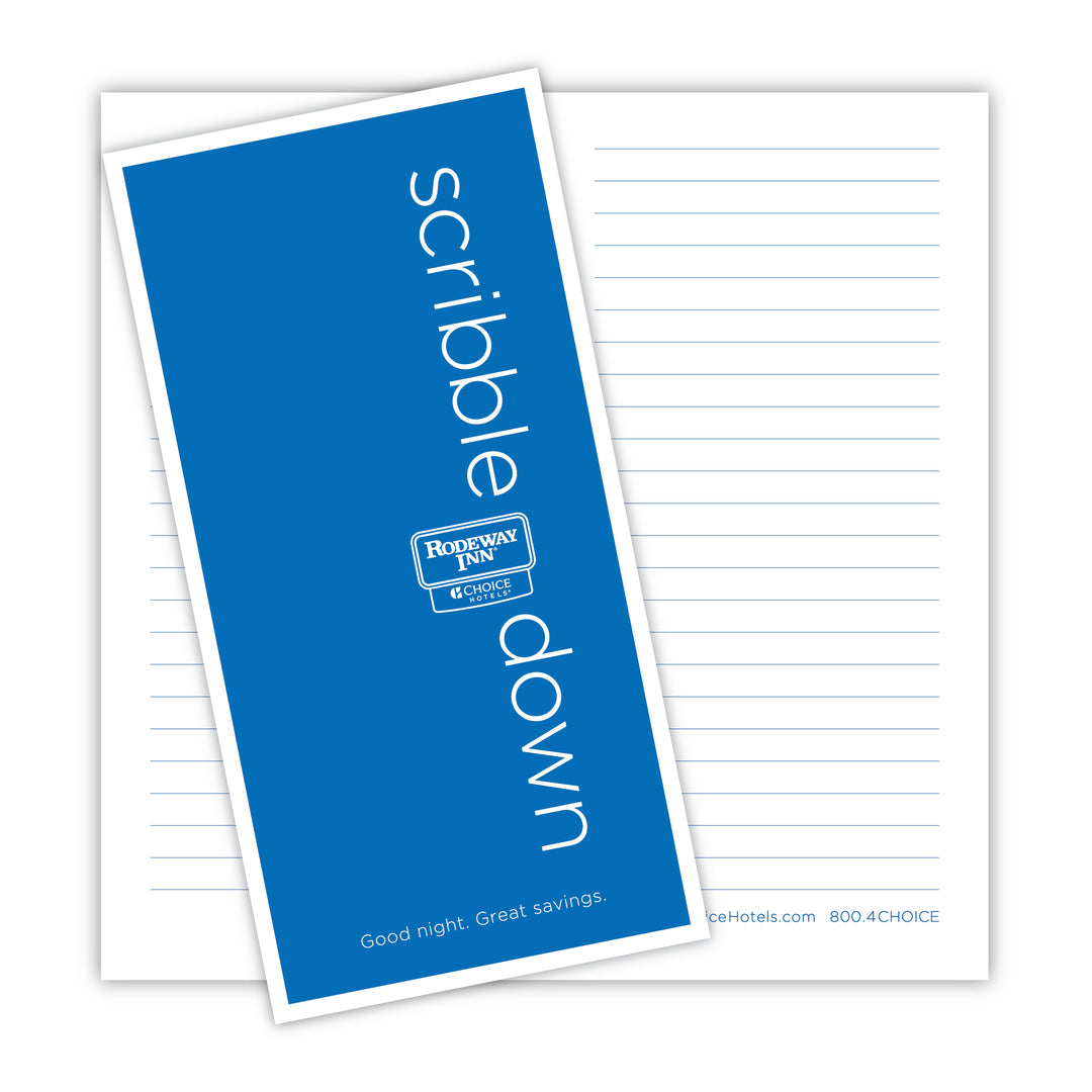 Rodeway Note Card - Sable Hotel Supply