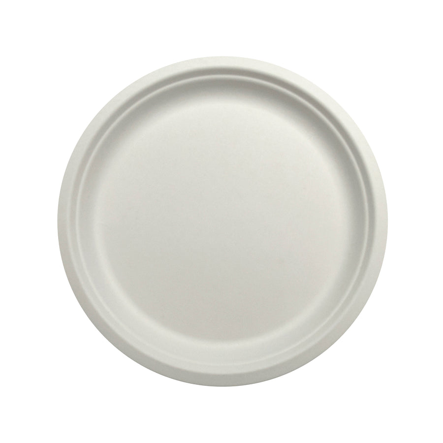 Bagasse Round Plates - Sable Hotel Supply