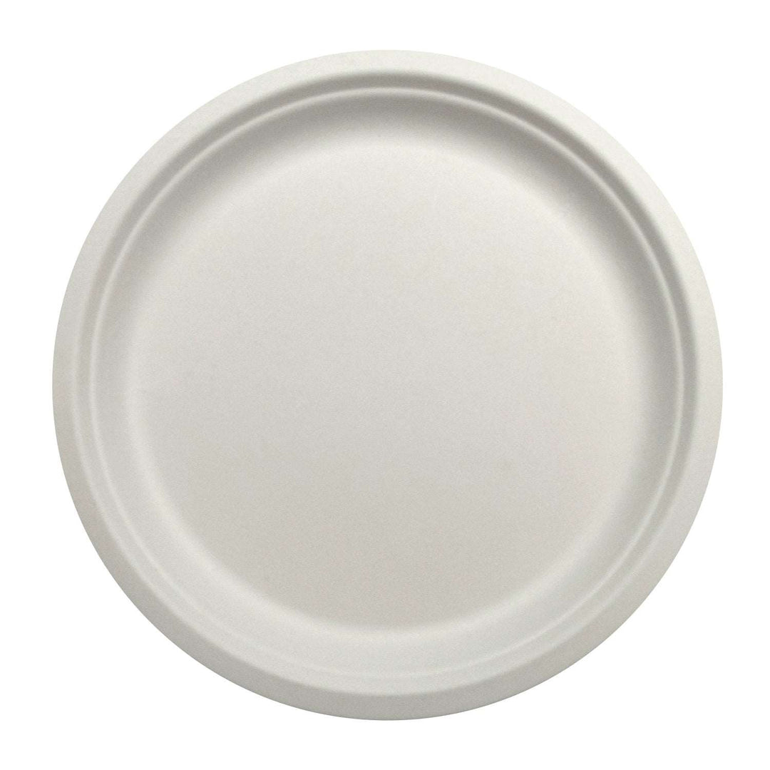 Bagasse Round Plates - Sable Hotel Supply