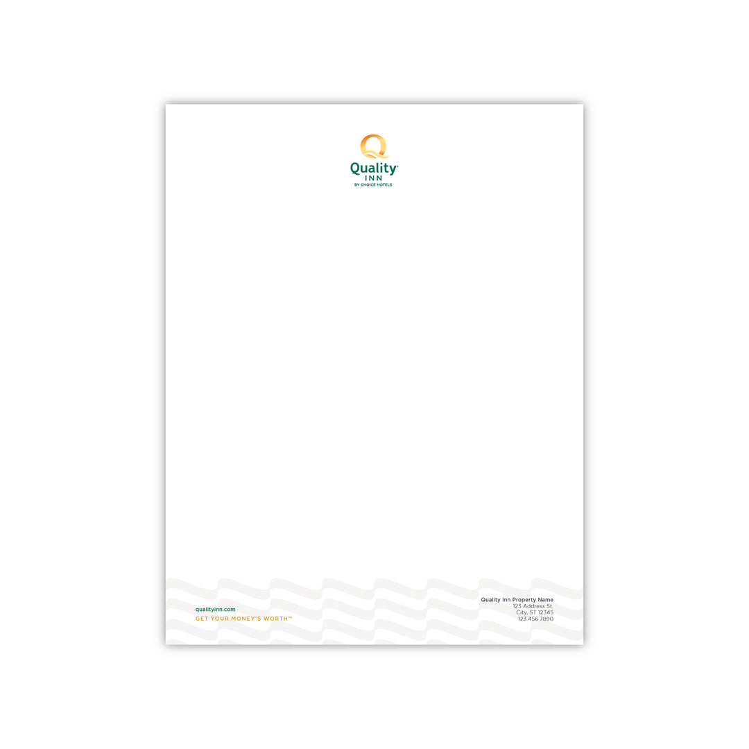 Quality Letterhead - Sable Hotel Supply