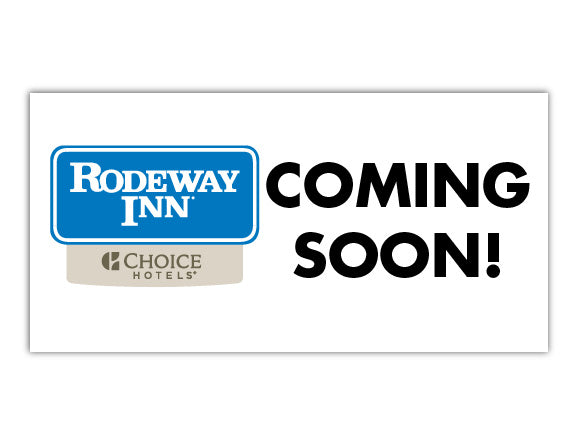 Custom Banner - Rodeway - Sable Hotel Supply