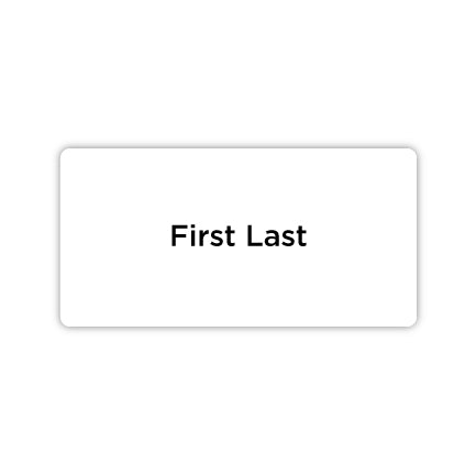 3" x 1.5" Name Badge - Rodeway - Sable Hotel Supply