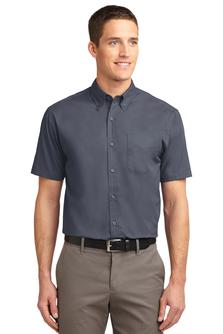 Men's Short Sleeve Easy Care Shirt - EconoLodge - Sable Hotel Supply