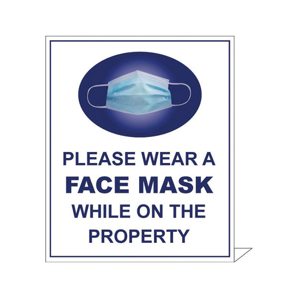 Please Wear a Face Mask - Easel - Sable Hotel Supply