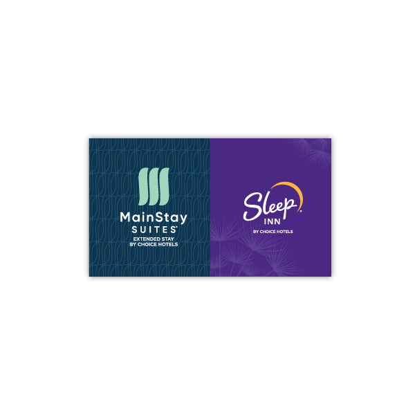 Dual-Brand Business Card - Sleep & MainStay - Sable Hotel Supply