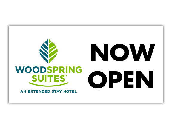 Custom Banner - WoodSpring Suites - Sable Hotel Supply