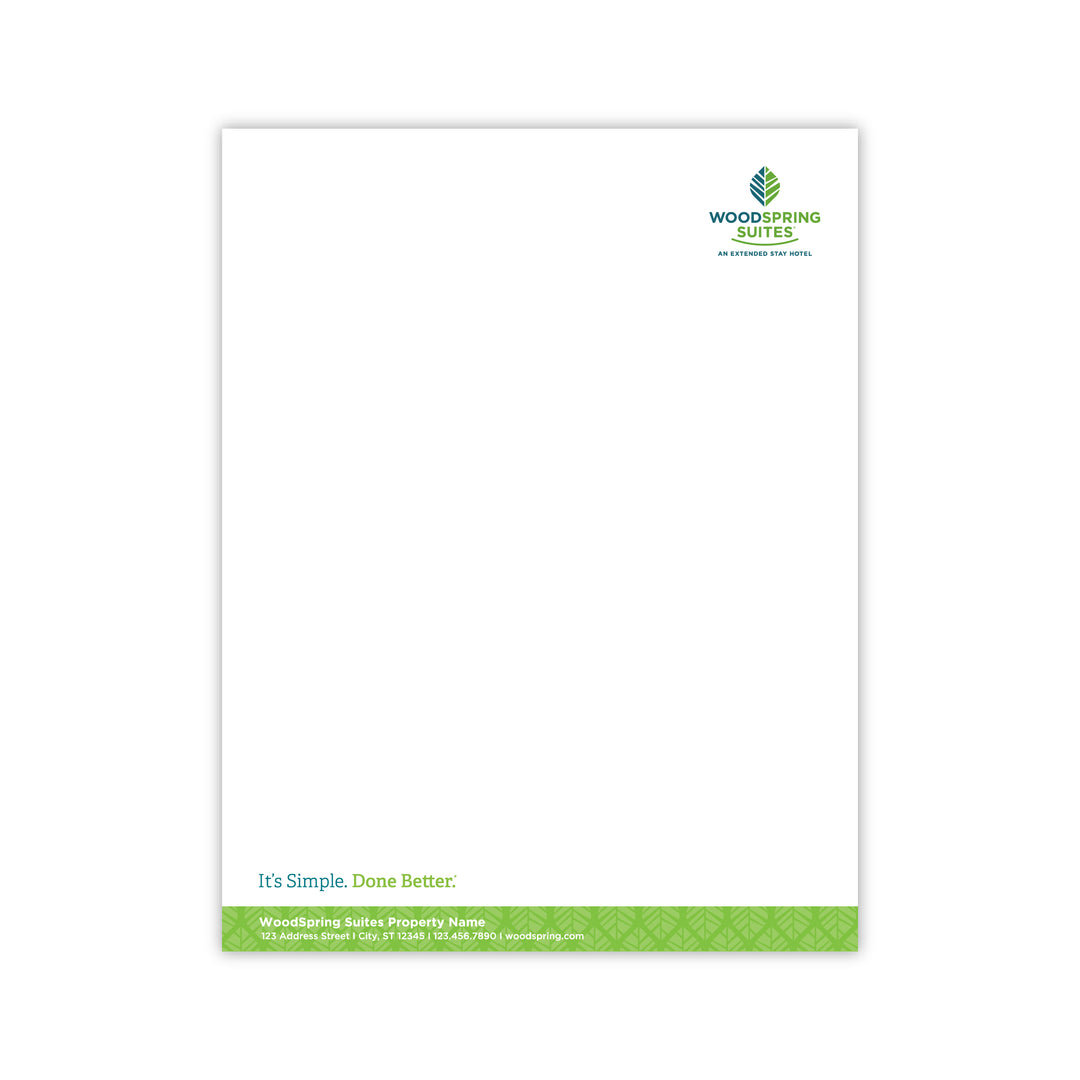 WoodSpring Letterhead - Sable Hotel Supply
