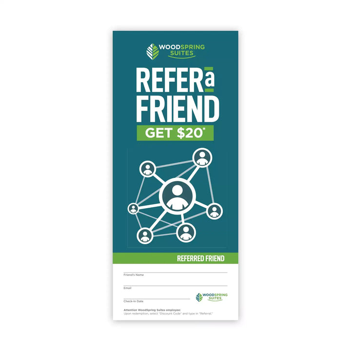 "Refer a Friend" Card - Sable Hotel Supply