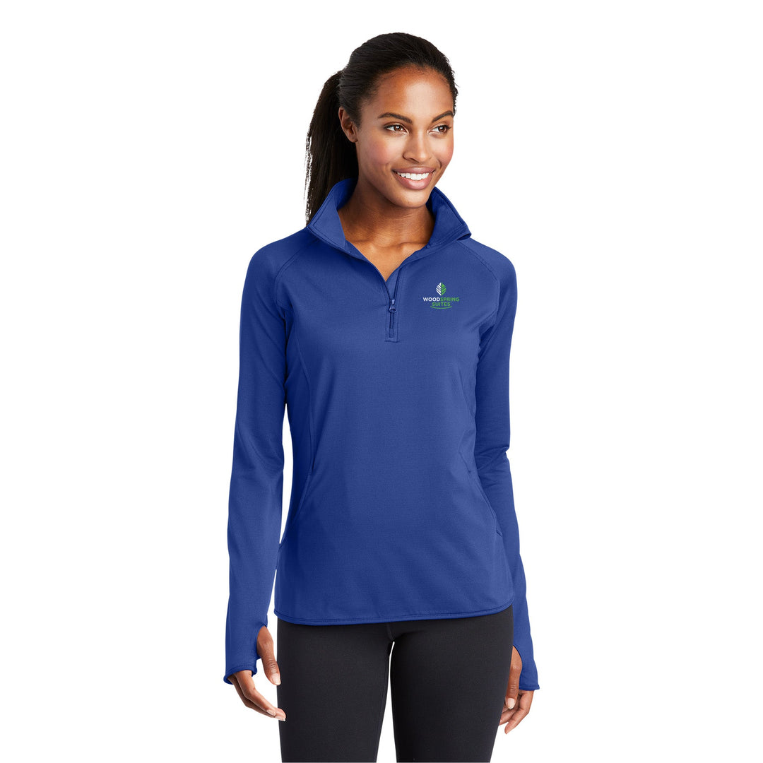 Women's Stretch 1/2-Zip Jacket - WoodSpring Suites