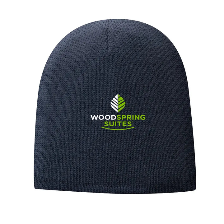 Fleece-Lined Beanie Cap - WoodSpring Suites - Sable Hotel Supply