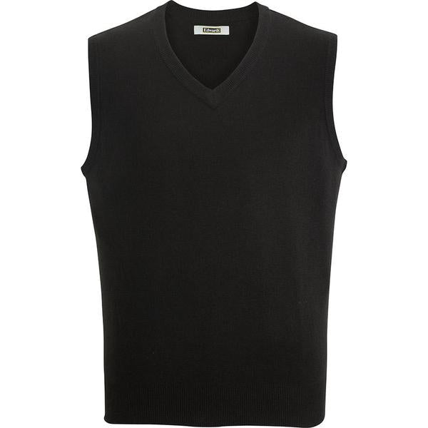 Unisex V-Neck Sweater Vest - Econo Lodge - Sable Hotel Supply