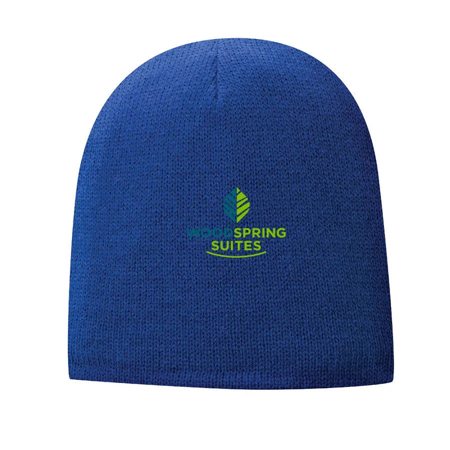 Fleece-Lined Beanie Cap - WoodSpring Suites - Sable Hotel Supply
