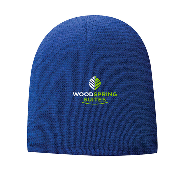 Fleece-Lined Beanie Cap - WoodSpring Suites - Sable Hotel Supply