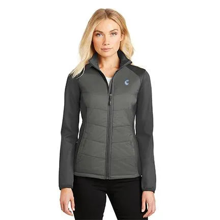Women's Hybrid Soft-Shell Jacket - Comfort - Sable Hotel Supply