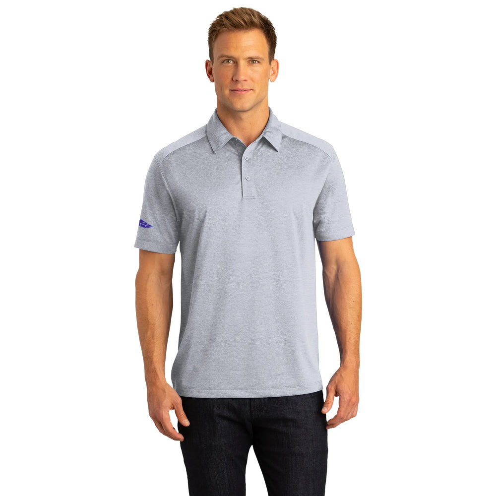 Men's Heather Performance Polo - Sable Hotel Supply