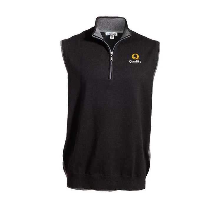 Unisex Quarter-Zip Vest - Quality - Sable Hotel Supply