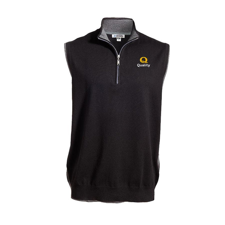 Unisex Quarter-Zip Vest - Quality - Sable Hotel Supply