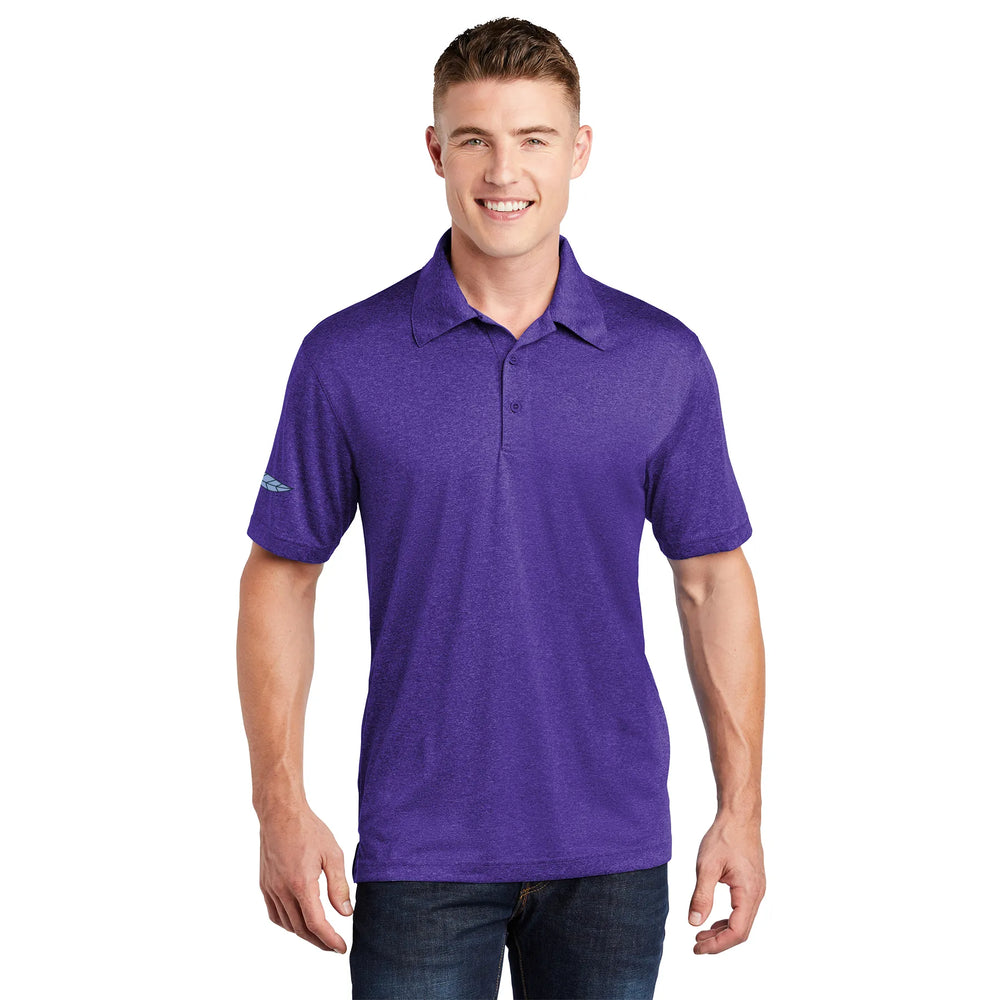Men's Heather Contender Polo - Sable Hotel Supply